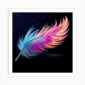 Feather Feather Feather 2 Art Print