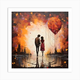 Love Rain 2 Art Print