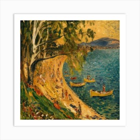 On Lake Attersee, Gustav Klimt 19 Art Print