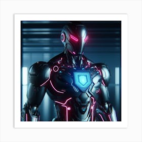 Robot 5 Art Print