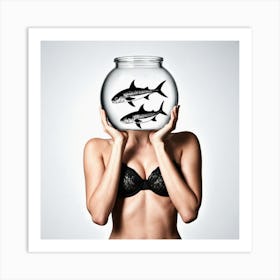 Fish Bowl 19 Art Print