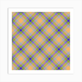 Plaid Pattern 31 Art Print