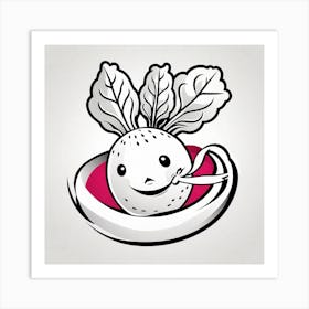 Beet Logo 5 Art Print