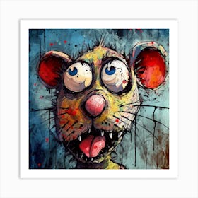 Rat Art Art Print