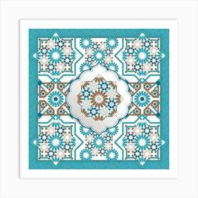 Arabic Pattern Vector 1 Art Print