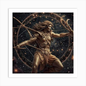 Zodiac sign Sagittarius Art Print