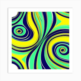 Abstract Swirls 3 Art Print