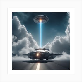 Alien Spaceship 4 Art Print