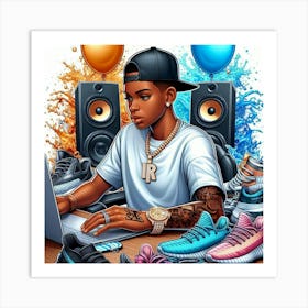 Rap Artist Art Print