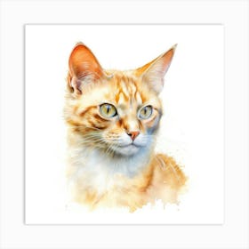 Mandalay Cat Portrait Art Print