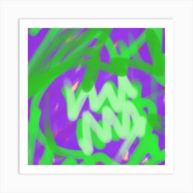 Abstract Painting 4 Art Print