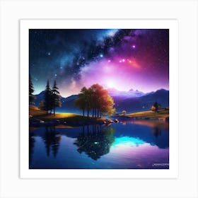 Milky Way 16 Art Print