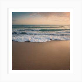 Sunset At The Beach Art Print