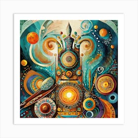 Psychedelic Painting Art Print