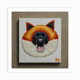 Fox Dog Art Print