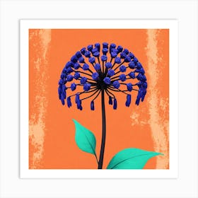 Blue Flower 24 Art Print