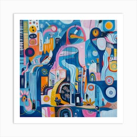 Cityscape 44 Art Print