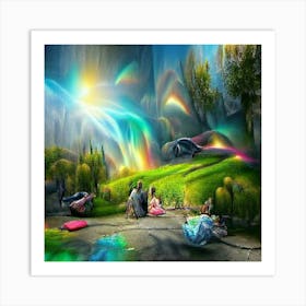 Rainbows In The Sky Art Print