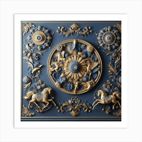 Gilded Ceiling Art Print