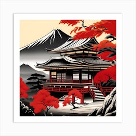 Kyoto Pagoda Art Print