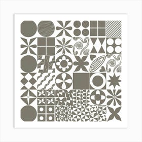 Abstract Pattern 1 Art Print