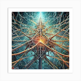 Neural Network Art Print