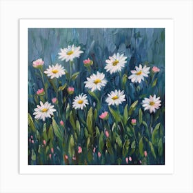 Daisies 16 Art Print