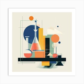 Abstract Science Illustration Art Print