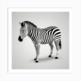 Zebra Art Print