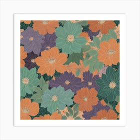 Floral Pattern 3 Art Print