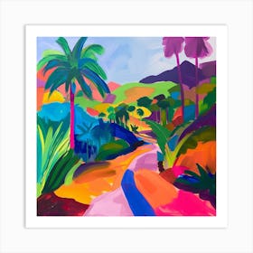 Abstract Travel Collection Costa Rica 3 Art Print