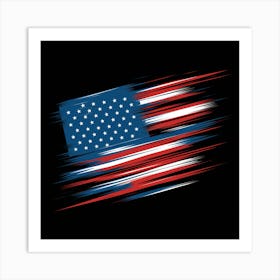 American Flag Art Print