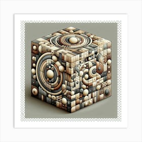 Cubed 1 Art Print