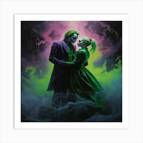 Joker And Joker Art Print