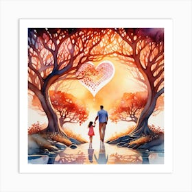 Heart Of Love Art Print