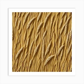 Wheat Field Background Art Print