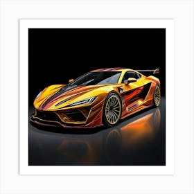 Firefly Sport, Car, Sleek, Aerodynamic, Fast, Luxury, Powerful, Modern, Performance, Dynamic, Stylis (8) Art Print