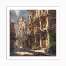 Fantasy Painting 10 Art Print