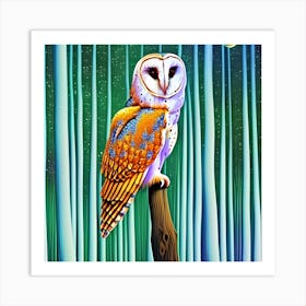 Barn Owl 1 Art Print