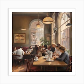 Cafe London Art Print