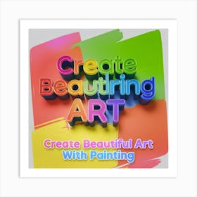 Create Beautiful Art Art Print