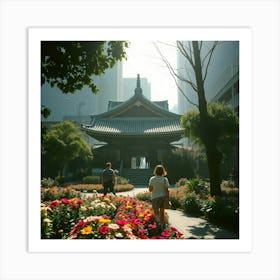 Asian Garden 4 Poster