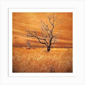 Stormy Tree Art Print