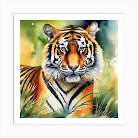 Tiger Painting 11 Art Print