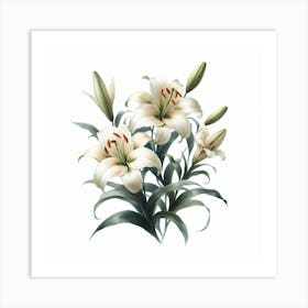 Lilies 2 Art Print