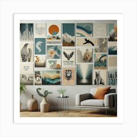 Collection Of Various Images Art Print