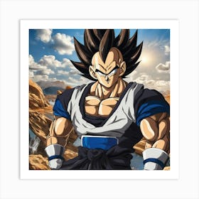 Dragon Ball Z Wallpaper 11 Art Print