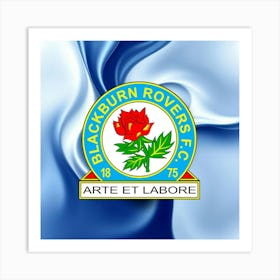 Blackburn Rovers F.C Logo Wall Art 14 Art Print