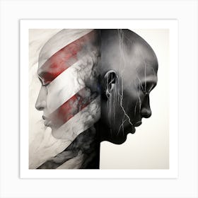 Human Duality Art Print