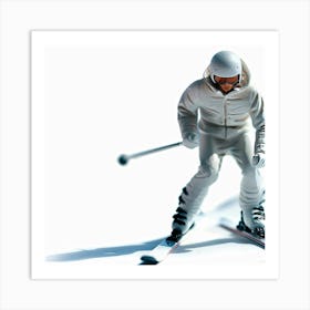 Skier On Skis 9 Art Print